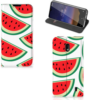 B2Ctelecom Nokia 2.2 Flip Style Cover Watermelons