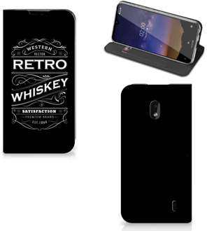 B2Ctelecom Nokia 2.2 Flip Style Cover Whiskey