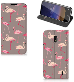 B2Ctelecom Nokia 2.2 Hoesje maken Flamingo