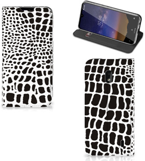 B2Ctelecom Nokia 2.2 Hoesje maken Slangenprint