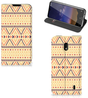 B2Ctelecom Nokia 2.2 Hoesje met Magneet Aztec Yellow