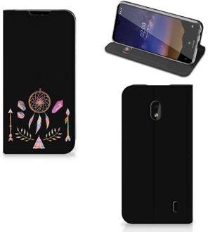 B2Ctelecom Nokia 2.2 Magnet Case Boho Dreamcatcher