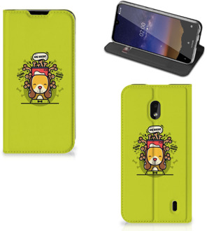 B2Ctelecom Nokia 2.2 Magnet Case Doggy Biscuit