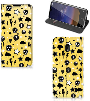 B2Ctelecom Nokia 2.2 Mobiel BookCase Punk Yellow