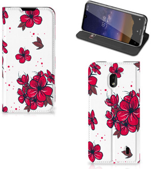 B2Ctelecom Nokia 2.2 Smart Cover Blossom Rood