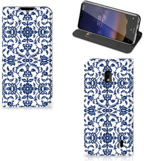 B2Ctelecom Nokia 2.2 Smart Cover Flower Blue