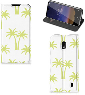 B2Ctelecom Nokia 2.2 Smart Cover Palmtrees