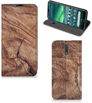 B2Ctelecom Nokia 2.3 Book Wallet Case Tree Trunk