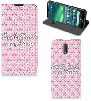 B2Ctelecom Nokia 2.3 Design Case Flowers Pink DTMP