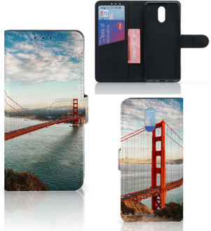 B2Ctelecom Nokia 2.3 Flip Cover Golden Gate Bridge