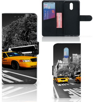 B2Ctelecom Nokia 2.3 Flip Cover New York Taxi