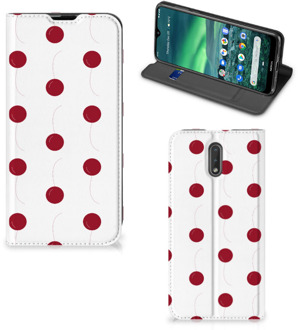 B2Ctelecom Nokia 2.3 Flip Style Cover Cherries