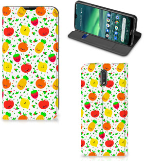 B2Ctelecom Nokia 2.3 Flip Style Cover Fruits