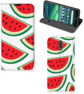 B2Ctelecom Nokia 2.3 Flip Style Cover Watermelons