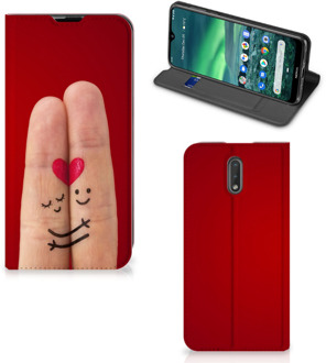 B2Ctelecom Nokia 2.3 Hippe Standcase Liefde