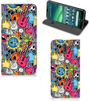 B2Ctelecom Nokia 2.3 Hippe Standcase Punk Rock