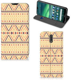 B2Ctelecom Nokia 2.3 Hoesje met Magneet Aztec Yellow