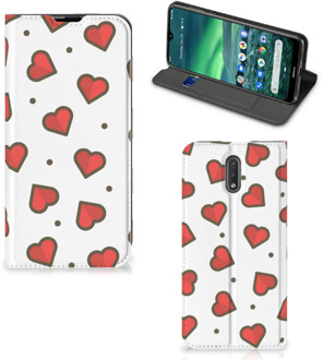 B2Ctelecom Nokia 2.3 Hoesje met Magneet Hearts