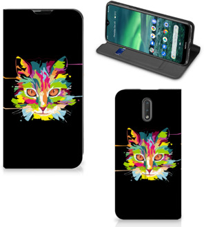 B2Ctelecom Nokia 2.3 Magnet Case Cat Color