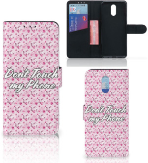 B2Ctelecom Nokia 2.3 Portemonnee Hoesje Flowers Pink DTMP