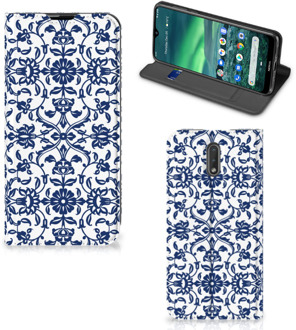 B2Ctelecom Nokia 2.3 Smart Cover Flower Blue