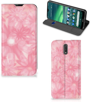 B2Ctelecom Nokia 2.3 Smart Cover Spring Flowers