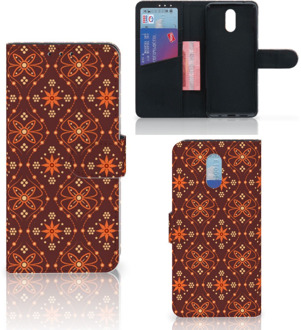 B2Ctelecom Nokia 2.3 Telefoon Hoesje Batik Brown