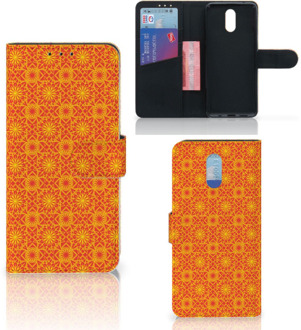 B2Ctelecom Nokia 2.3 Telefoon Hoesje Batik Orange