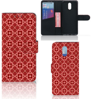 B2Ctelecom Nokia 2.3 Telefoon Hoesje Batik Red