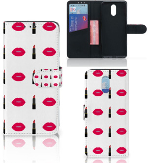 B2Ctelecom Nokia 2.3 Telefoon Hoesje Lipstick Kiss