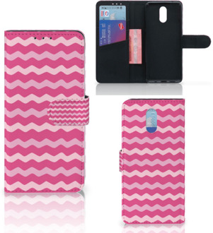 B2Ctelecom Nokia 2.3 Telefoon Hoesje Waves Pink