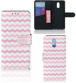 B2Ctelecom Nokia 2.3 Telefoon Hoesje Waves Roze