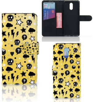 B2Ctelecom Nokia 2.3 Telefoonhoesje met Naam Punk Yellow