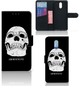 B2Ctelecom Nokia 2.3 Telefoonhoesje met Naam Skull Eyes