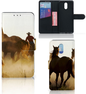 B2Ctelecom Nokia 2.3 Telefoonhoesje met Pasjes Design Cowboy