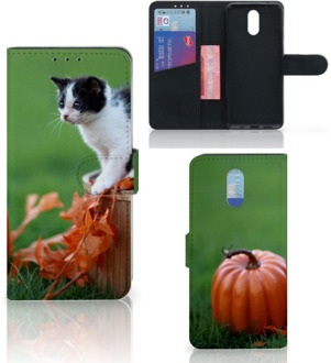 B2Ctelecom Nokia 2.3 Telefoonhoesje met Pasjes Kitten