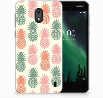 B2Ctelecom Nokia 2 TPU Hoesje Design Ananas