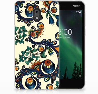 B2Ctelecom Nokia 2 TPU Hoesje Design Barok Flower