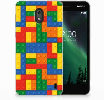 B2Ctelecom Nokia 2 TPU Hoesje Design Blokken