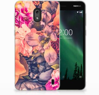 B2Ctelecom Nokia 2 TPU Hoesje Design Bosje Bloemen