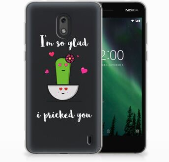 B2Ctelecom Nokia 2 TPU Hoesje Design Cactus Glad