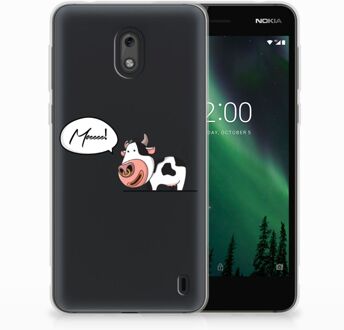 B2Ctelecom Nokia 2 TPU Hoesje Design Cow