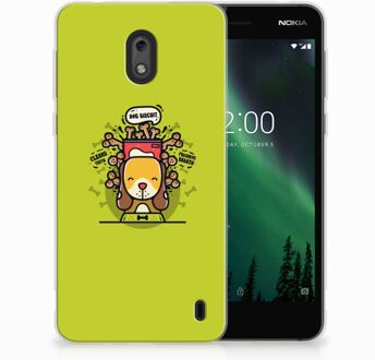 B2Ctelecom Nokia 2 TPU Hoesje Design Doggy Biscuit