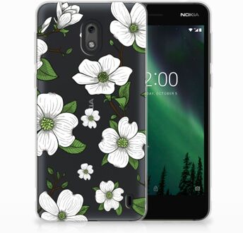 B2Ctelecom Nokia 2 TPU Hoesje Design Dogwood Flowers