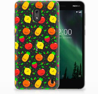 B2Ctelecom Nokia 2 TPU Hoesje Design Fruits