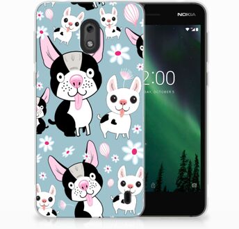 B2Ctelecom Nokia 2 TPU Hoesje Design Hondjes