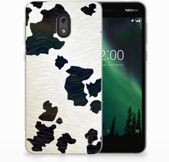 B2Ctelecom Nokia 2 TPU Hoesje Design Koeienvlekken