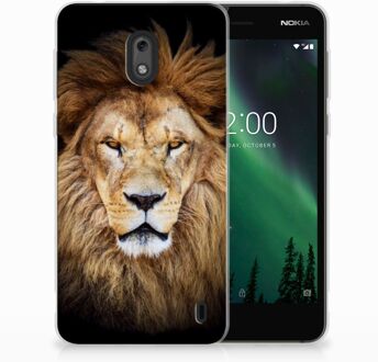 B2Ctelecom Nokia 2 TPU Hoesje Design Leeuw