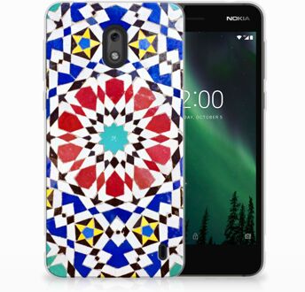 B2Ctelecom Nokia 2 TPU Hoesje Design Mozaïek