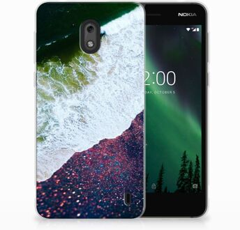 B2Ctelecom Nokia 2 TPU Hoesje Design Sea in Space